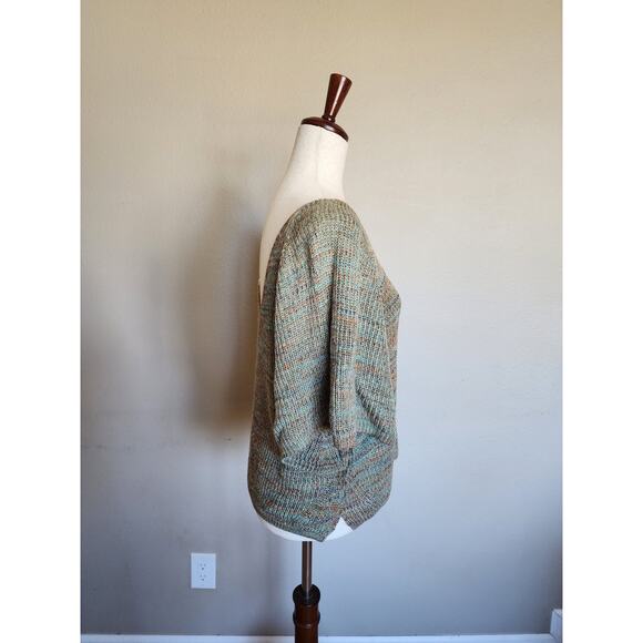 Anthropologie Women's Sweater Top SZ Small Oversized Open Back - Picture 5 of 14
